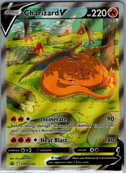 Charizard V - SWSH260 SWSH: Sword & Shield Promo Cards - Pokemon Card - NM - Image 1