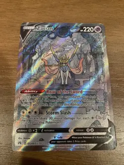 Pokemon TCG Crown Zenith ZACIAN Card GG48/GG70 Near Mint Condition - Image 1