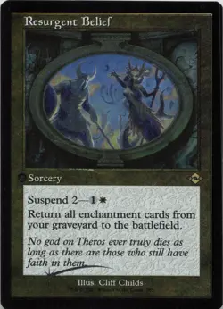 Resurgent Belief (Retro Frame) - FOIL - R Modern Horizons 2 385 - MTG - Image 1