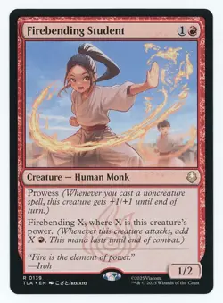 Firebending Student #0139 MTG Avatar: The Last Airbender Magic The Gathering - Image 1