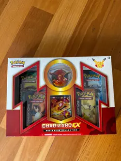 Pokemon TCG 2016 Red & Blue Collection Charizard Ex 20th Anniversary Sealed Box - Image 1