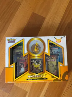 Pokemon TCG 2016 Red & Blue Collection Pikachu Ex 20th Anniversary Sealed Box - Image 1