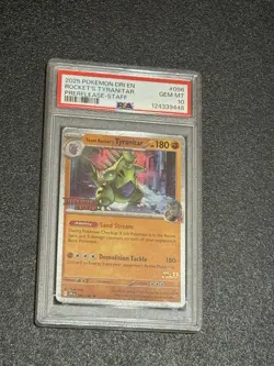 PSA 10 Team Rocket's Tyranitar (STAFF) Destined Rivals 96/182 Pokemon Rare Holo - Image 3