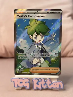 Wallys Compassion 176/132 - Full Art Trainer Mega Evolution Pokemon - TCGKITTEN - Image 1