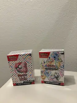 Pokemon Booster Bundles One 151 and One Prismatic Evolutions Sealed Brand New - Image 1
