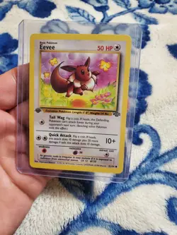 1999 Pokemon Jungle Eevee 51/64 Common 1st Edition LP - Image 1