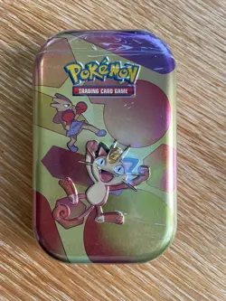 Pokemon TCG: Scarlet & Violet 151 Mini Tin New Factory Sealed Hitmonchan Meowth - Image 1