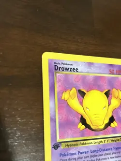 Pokemon TCG: Drowzee 54/82 Team Rocket 1st Edition WOTC - MP - Image 2