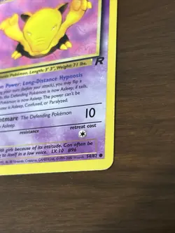 Pokemon TCG: Drowzee 54/82 Team Rocket 1st Edition WOTC - MP - Image 5