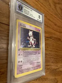 Pokemon TCG Mewtwo Base Set 10/102 Holo 1st Edition Holo Rare - Image 3