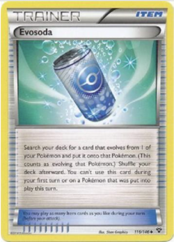 Pokemon, Base Set - 3x Evosoda - 116/146 - XY ( Base Set ) - Non Holo, NM/M - Image 1