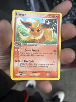 Pokemon TCG - Flareon - 2/17 - Holo Rare Pop Series 3 - LP - Image 1