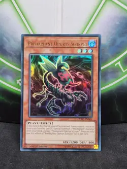 Yugioh Predaplant Ophrys Scorpio DUPO-EN066 Ultra Rare 1st Edition NM - Image 1