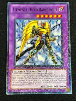YUGIOH ELEMENTAL HERO DARKBRIGHT DT04-EN036 COMMON (NM) - Image 1