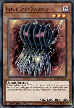 Edge Imp Sabres - Ultra Rare Limited Edition LART-EN015 - NM - YuGiOh - Image 1