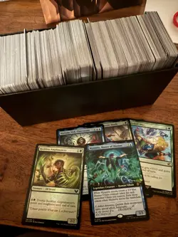 Lot Of 500 Mtg Cards Guaranteed RARES Strixhaven, OTJ, Final Fantasy, Spider-Man - Image 1