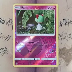 Ralts 139/214 Lost Thunder Reverse Holo NM Pokemon Card English - Image 1