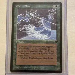 MTG Magic the Gathering Card Winter Blast Legends LP - Image 1