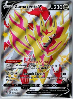 Zamazenta V (Shiny) SWSH293 SWSH: Sword & Shield Promo Cards - Pokemon Card - NM - Image 1