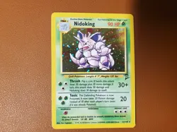 Nidoking Base Set 2 Holo Unlimited Rare Card 11/130 NM Pokemon TCG WOTC - Image 1