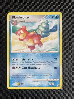 Slowbro 54/106 Diamond & Pearl Great Encounters Pokemon Card - PLAYED - Image 1