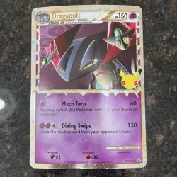 JUMBO Dragapult Prime SWSH132 Holo Celebrations Promo Pokemon Trading Card | NM - Image 1