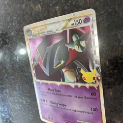 JUMBO Dragapult Prime SWSH132 Holo Celebrations Promo Pokemon Trading Card | NM - Image 5