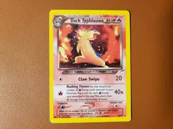 Dark Typhlosion 10/105 Pokemon Card TCG Neo Destiny Holo (MP) - Image 1