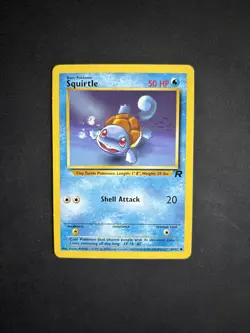 Pokemon Squirtle TCG Team Rocket Card 68/82 Regular Common Unlimited Non Holo - Image 1