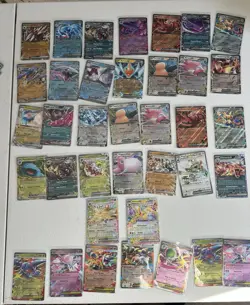 Pokemon TCG Lot Ex And Mega Ex 37 Cards NM - Image 1