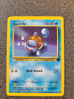 Pokemon Pokemon Squirtle Non Holo Card 68/82 2000 excellent condition WOTC - Image 1