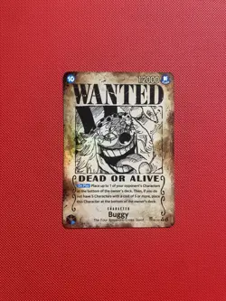 Buggy 051 Wanted Poster OP09-051 Emperors in the New World One Piece Card TCG - Image 1