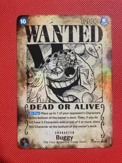 Buggy 051 Wanted Poster OP09-051 Emperors in the New World One Piece Card TCG - Image 2
