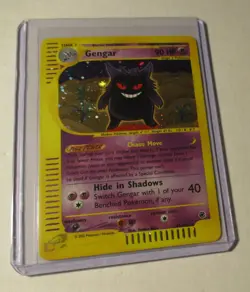 Pokemon TCG Expedition Base Set Gengar 13/165 Reverse Holo Card 2002 Played - Image 1