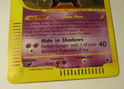 Pokemon TCG Expedition Base Set Gengar 13/165 Reverse Holo Card 2002 Played - Image 5