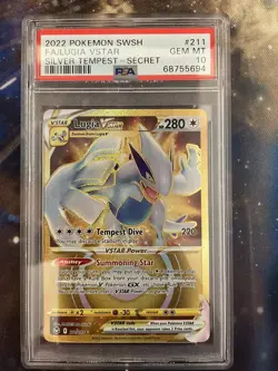 PSA 10 GEM MINT Lugia VStar SILVER TEMPEST 211/195 GOLD SECRETRARE Pokemon Card - Image 3