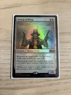 FOIL Bishop of Wings M20 008 English NM MTG Magic Card - Image 1