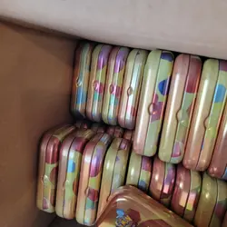 Pokemon 151 Mini Tins OPENED NO PACKS! - Includes Art Card and Coin LOT OF 49 - Image 2