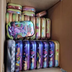 Pokemon 151 Mini Tins OPENED NO PACKS! - Includes Art Card and Coin LOT OF 49 - Image 4