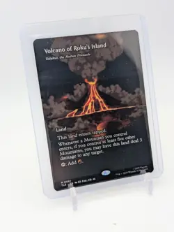 MTG - Volcano of Roku's Island - Borderless Mythic #61 - Avatar: TLA NM - Image 1