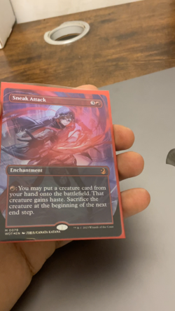 Sneak Attack (Anime Borderless) Wilds of Eldraine: Enchanting Tales Foil - Image 2