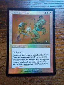Parallax Wave - Foil - Nemesis - MP - Moderate Play - Image 1