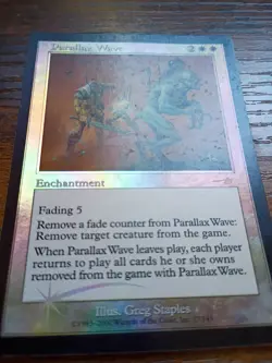 Parallax Wave - Foil - Nemesis - MP - Moderate Play - Image 2