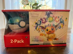 Sam’s Club Prismatic Evolutions ETB and Poke Ball Bundle Sealed - Image 1