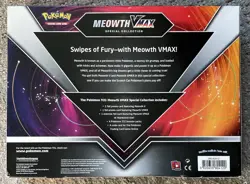 Pokemon MEOWTH VMAX Special Collection Box, Factory Sealed. - Image 2