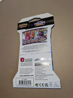 Pokemon Chilling Reign Sword & Shield Booster Pack Factory Sealed - Image 2