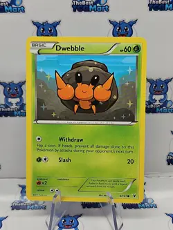 Dwebble 6/101 Pokemon BW Noble Victories LP - Image 1