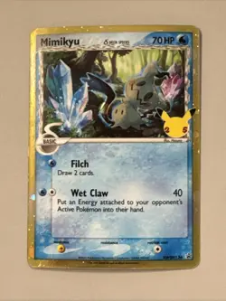 Pokemon Sword And Shield Celebrations Mimikyu Delta Species Holo SWSH136 - Image 1