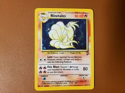 Ninetales Pokemon TCG 13/130 Base Set 2 Holo Vintage NM WOTC - Image 1