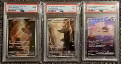 Pokemon 151 EX Charizard, Charmander, Charmeleon PSA 9 English Edition - Image 1